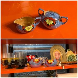 Vintage Teapot Decor Set Miniature Decorative Knick Knacks